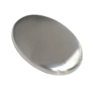 TRIXES Stainless Steel Soap Bar NEW Odour Eliminating Soap Bar & Black Stand