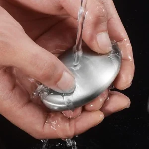 UK listing - 2-pack Stainless Steel Soap Bar Hand Odour Remover Kitchen
