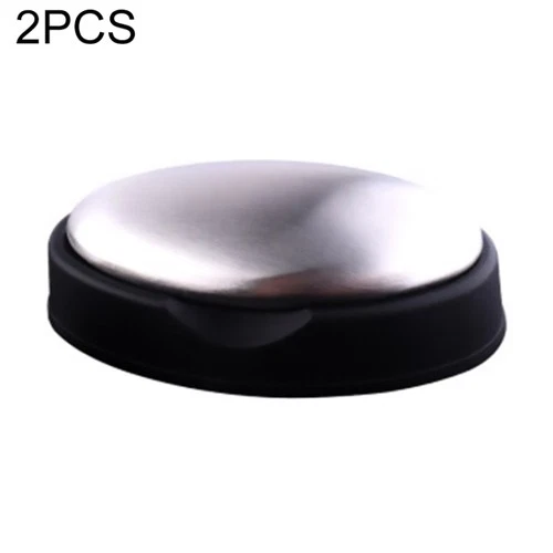 Stainless Steel Oval Hand Soap Bar – Odour Remover for Garlic, Onion & Fish