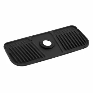Silicone Faucet Splash Guard Sink Drying Mat Water Catcher Kitchen Bath-