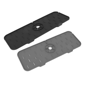 ˘ Silicone Sink Faucet Mat Faucet Water Catcher Mat Sink Draining Pad Drying Pad